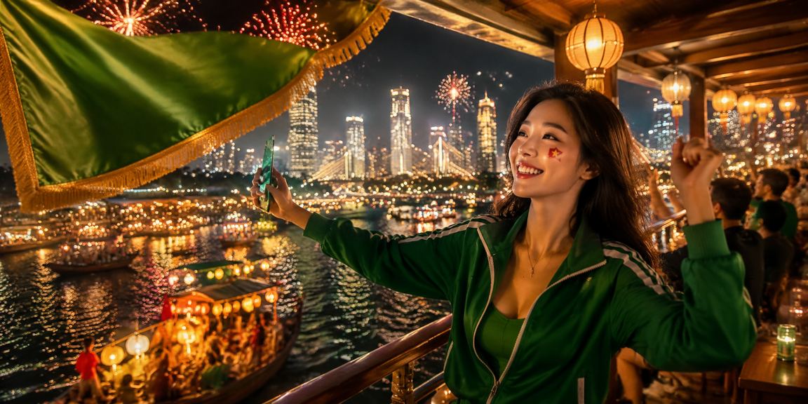 Chợ đêm Đà Nẵng gợi nhịp truy cập nền tảng giải trí trên di động